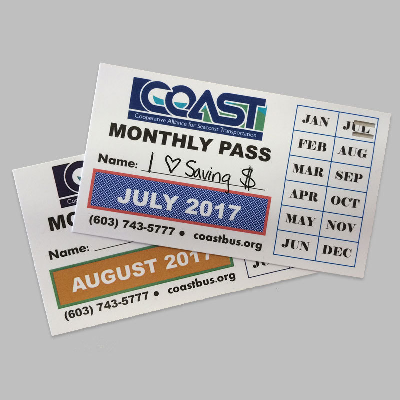 COAST Monthly Bus Pass COAST