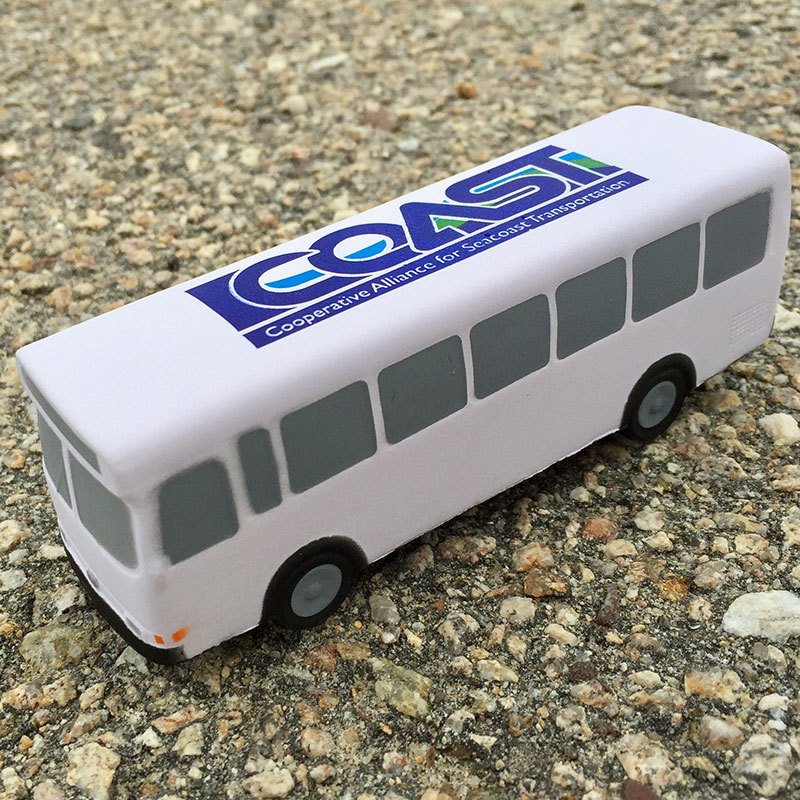 Relieve your stress with a COAST squishy bus