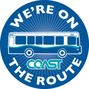 COAST Bus Logo sticker